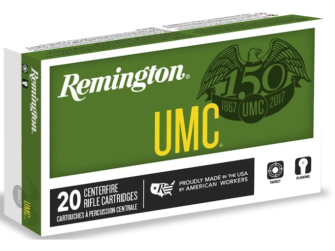 Remington UMC 224 Valkyrie Ammo 75 Grain Full Metal Jacket