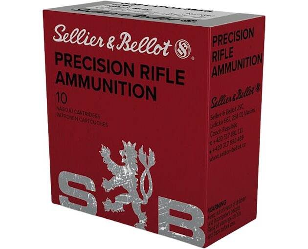 Sellier & Bellot 338 Lapua Magnum Ammo 250 Grain Sierra MatchKing Jacketed Hollow Point