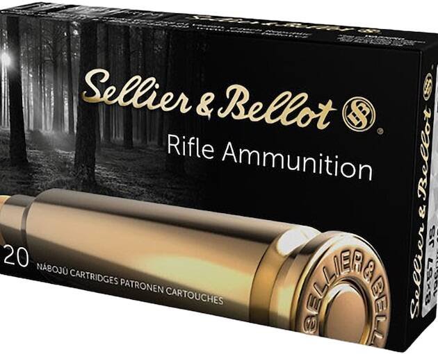Sellier & Bellot 8x57mm JS Mauser (8mm Mauser) (323 Diameter) Ammo 196 Grain Full Metal Jacket