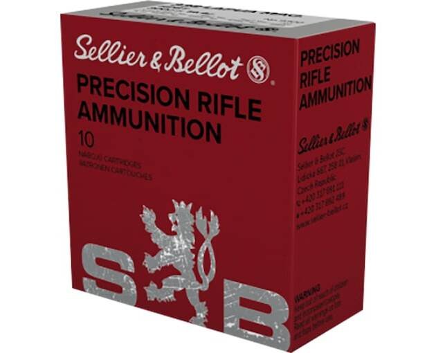 Sellier & Bellot Match 338 Lapua Magnum Ammo 300 Grain Sierra MatchKing Jacketed Hollow Point