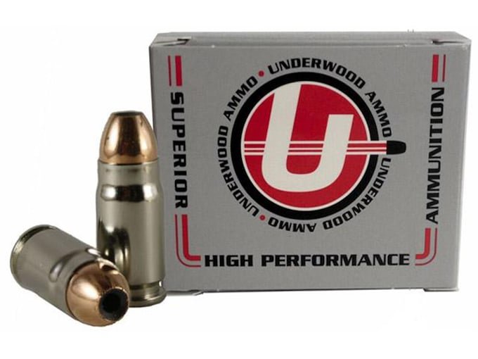 Underwood 357 Sig Ammo 115 Grain Nosler Jacketed Hollow Point Jacketed Hollow Point