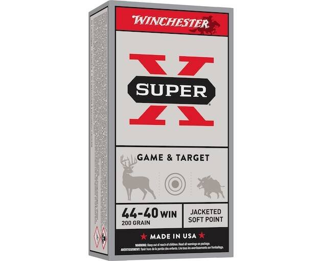 Winchester Super X 44-40 WCF Ammo 200 Grain Jacketed Soft Point