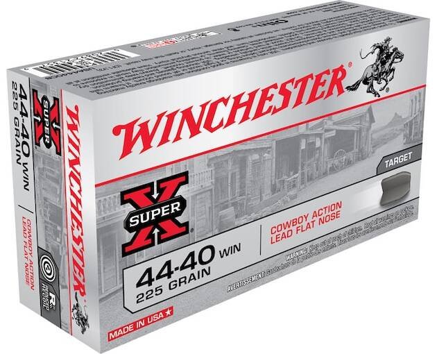 Winchester USA Cowboy 44-40 WCF Ammo 225 Grain Flat Nose